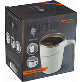 Термокружка-непроливайка MAGNIFICO 0,47 л Leonord белый 106038 Термокружка-непроливайка MAGNIFICO 0,47 л Leonord белый 106038