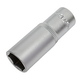 Головка торцовая (1/4") FLANK удлиненная, 13мм, ЗУБР Головка торцовая (1/4") FLANK удлиненная, 13мм, ЗУБР