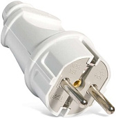 Эл.вилка с/к прям.бел.16А А101 (У) Эл.вилка с/к прям.бел.16А А101 (У)