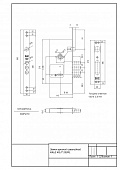  Замок врезной сувальдный 252/RL-85BS60, 28CP, 4K(75mm) w/o SP, w/o Ros, PB 252RL000030 