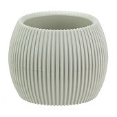 Кашпо "Пиканто" D145мм 0,7л Белый ротанг М3212 Кашпо "Пиканто" D145мм 0,7л Белый ротанг М3212