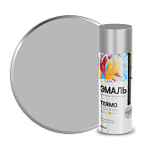  Эмаль аэрозольная термостойкая Лакра Termo +300 С Алюминий 