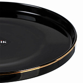 Тарелка десертная Domenik Black Gold 21 см DM3011 Тарелка десертная Domenik Black Gold 21 см DM3011