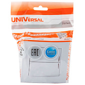 Выключатель 2кл с подсв. с/у Универсал Бриллиант 7947410 бел. Выключатель 2кл с подсв. с/у Универсал Бриллиант 7947410 бел.