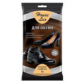 Влажные салфетки для обуви House Lux 15шт