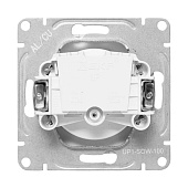  Розетка встраиваемая без заземления, цвет белый,  EKF Эпика 