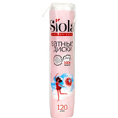 Ватные диски SIOLA 120шт прошитые 190г/м