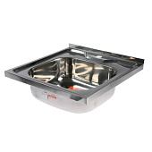  Мойка накладная 50х50х16,5мм 0,6мм с сифоном AB5050 Accoona 