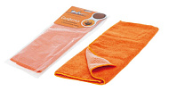 Салфетка микрофибра + коралловая ткань 40х35см AIRLINE Оранжевая 