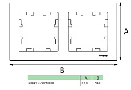 Рамка для розеток и выключателей, 2 поста, цвет бежевый, SE AtlasDesign Рамка для розеток и выключателей, 2 поста, цвет бежевый, SE AtlasDesign