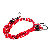  Шнур ЗУБР "МАСТЕР" резиновый крепежный со стальными крюками, 80 см, d 8 мм, 2 шт 