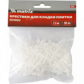 Крестики для кафельной плитки 2,5мм, 200шт, Matrix Крестики для кафельной плитки 2,5мм, 200шт, Matrix