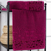 Полотенце 50х90 махровое Cassandra фуксия Полотенце 50х90 махровое Cassandra фуксия