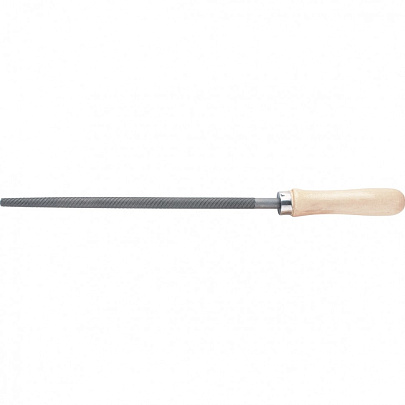  Напильник, 200 мм, круглый, деревянная ручка// Сибртех 