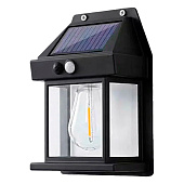  Светильник садовый 17х12х6см 2режима на солн бат наст с датчиком движ, теплый белый арт.10123-2017 