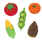 Набор ластиков фигурных ЮНЛАНДИЯ "Огород", 5 шт., ассорти, 229595 Набор ластиков фигурных ЮНЛАНДИЯ "Огород", 5 шт., ассорти, 229595