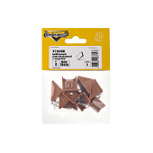  Уголки мебельные пл. тем.бежевые с шур.(6 шт)"Elem 