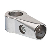  Соединитель 2-х труб Т-образно усиленный хром 