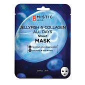 Маска тканевая MISTIC JELLYFISH COLLAGEN с коллагеном медузы 24мл Маска тканевая MISTIC JELLYFISH COLLAGEN с коллагеном медузы 24мл