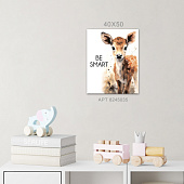 Картина на холсте BE Yourself, 40х50 см, 8245035
