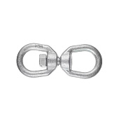 Вертлюг петля-петля 10мм, 1шт, цинк Вертлюг петля-петля 10мм, 1шт, цинк