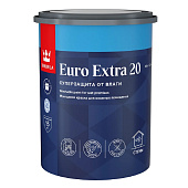  Краска для стен и потолков моющаяся для влажных помещений Tikkurila EURO EXTRA 20 База А 0,9л. 
