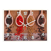  Часы настенные, серия: Кухня, "Специи", 25х35  см, микс 2918869 