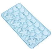 Форма для льда пластиковая "Морской мир" 15х28см, микс 317-4608 Форма для льда пластиковая "Морской мир" 15х28см, микс 317-4608