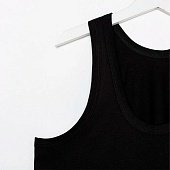  Майка мужская черная 50 р-р 