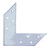 Уголок перф.плоский 120x120x35x1,75мм (белый цинк 1 шт)"Suki" Уголок перф.плоский 120x120x35x1,75мм (белый цинк 1 шт)"Suki"