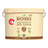 Защитный Cостав полуматовый Эко-Сауна Биотекс AD 2л Защитный Cостав полуматовый Эко-Сауна Биотекс AD 2л