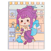 Алмазная вышивка с частичным заполнением "Майко", 13,7х18,3 см, картон 10084394 Алмазная вышивка с частичным заполнением "Майко", 13,7х18,3 см, картон 10084394