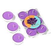 Набор свечей чайных ароматических, 6 шт, лаванда 474813 Набор свечей чайных ароматических, 6 шт, лаванда 474813