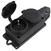 Колодка удлинителя 2-м Компакт каучук UNIVersal 1788 Колодка удлинителя 2-м Компакт каучук UNIVersal 1788