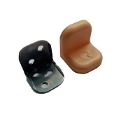 Уголок крепежный с накладкой большой, дуб Уголок крепежный с накладкой большой, дуб