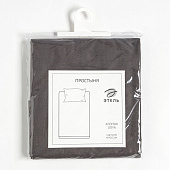 Простыня 220х240 Этель цв.серый, 100% хлопок, бязь, 9046013 Простыня 220х240 Этель цв.серый, 100% хлопок, бязь, 9046013
