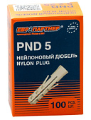 Дюбель нейлон. ЕВРОПАРТНЕР PND-5 5х25мм 100шт Дюбель нейлон. ЕВРОПАРТНЕР PND-5 5х25мм 100шт
