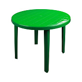  Стол пластиковый, круглый, зеленый 