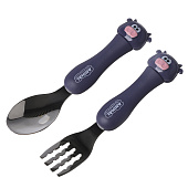 Набор детских столовых приборов в футляре «Коровки», 10105355 Набор детских столовых приборов в футляре «Коровки», 10105355