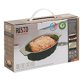Овальная форма для запекания 1л RESTO 26х16х6.3см 96141 Овальная форма для запекания 1л RESTO 26х16х6.3см 96141