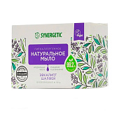 Мыло туалетное SYNERGETIC эвкалипт и шалфей, гипоаллерг. 90г Арт.200100 (ф24)