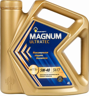 Масло моторное Rosneft Magnum Ultratec 5W40 синт 4л Масло моторное Rosneft Magnum Ultratec 5W40 синт 4л