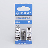 Биты 1/4 PZ3х25мм (уп2шт) "ЭКСПЕРТ"/ ЗУБР /26013-3-25-2 Биты 1/4 PZ3х25мм (уп2шт) "ЭКСПЕРТ"/ ЗУБР /26013-3-25-2