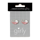 Серьги-клипсы GIRLY "Two cats" Серьги-клипсы GIRLY "Two cats"