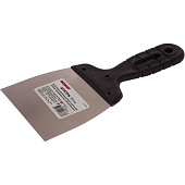 Шпатель фасадный 100мм, пластмассовая ручка, нержавеющая сталь, АКОР Эксперт Шпатель фасадный 100мм, пластмассовая ручка, нержавеющая сталь, АКОР Эксперт