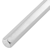 Ключ имбусовый HEX, 8мм, 45x, закаленный, никель// Сибртех Ключ имбусовый HEX, 8мм, 45x, закаленный, никель// Сибртех