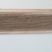  Плинтус Идеал Классик (под проводку) 55мм Дуб капучино 2.2м 