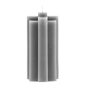  Свеча столбик Грани 1, AYM00295, 6х13 см, хлопок 