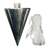 Отвес конусный 400г, шнур 5м, Matrix Отвес конусный 400г, шнур 5м, Matrix