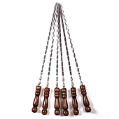 Шампур Шар 630х12х2,5 мм прямой с дерев.ручкой 2К-410 Д2516 Шампур Шар 630х12х2,5 мм прямой с дерев.ручкой 2К-410 Д2516